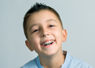 Boy with Braces